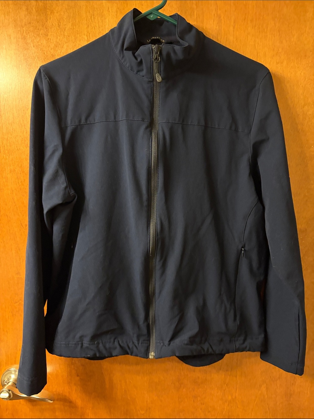 Land’s End Navy Zip-Front Lightweight Jacket